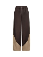 Co Couture Alora CC Block pant 20003 Dark brown