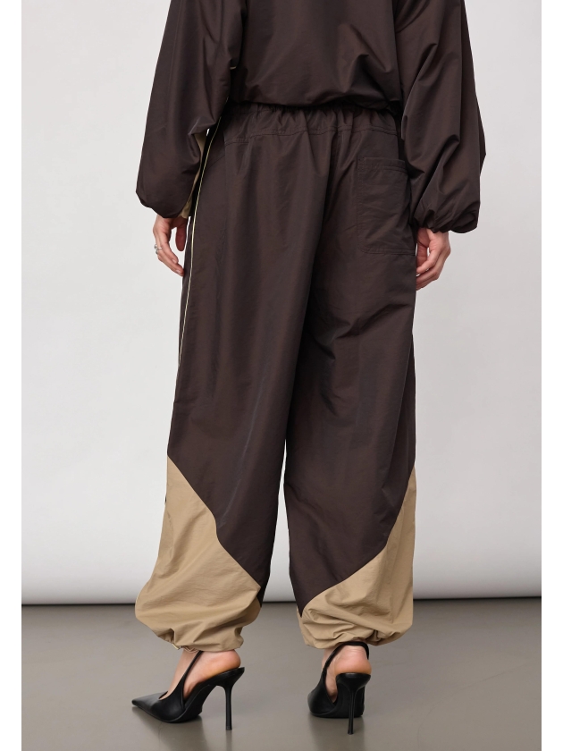Co Couture Alora CC Block pant 20003 Dark brown
