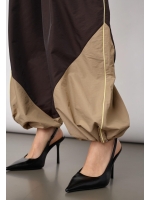 Co Couture Alora CC Block pant 20003 Dark brown