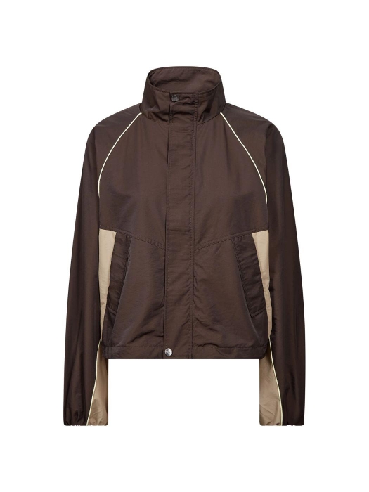 Co Couture AloraCC block jacket 20003 Dark brown