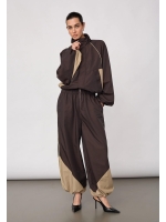 Co Couture AloraCC block jacket 20003 Dark brown