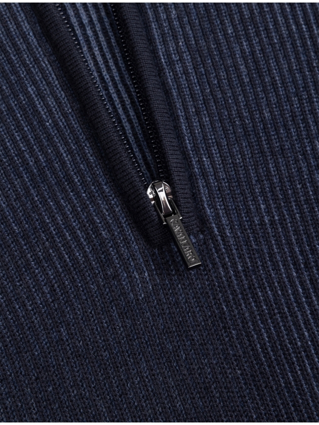Cavallaro Romano Half Zip Pullover 699000 Dark blue