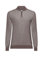 Cavallaro Romano Half Zip Pullover 840000 Taupe