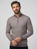 Cavallaro Romano Half Zip Pullover 840000 Taupe