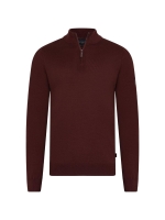 Cavallaro Saronno Half Zip Pullover 499000 Wine red