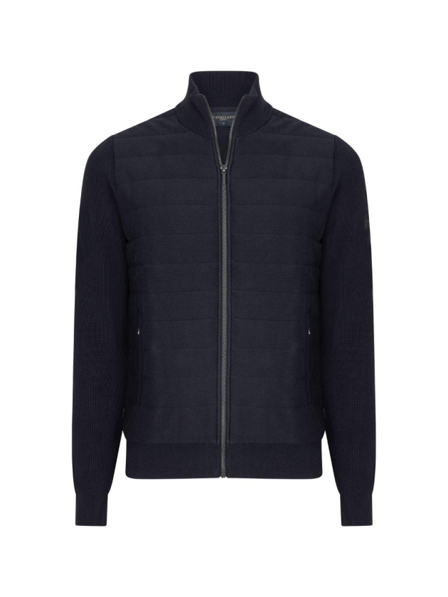 Cavallaro Gioni Full Zip Cardigan 699000 Dark blue