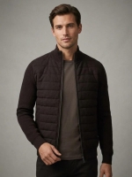 Cavallaro Gioni Full Zip Cardigan 898000 Dark brown