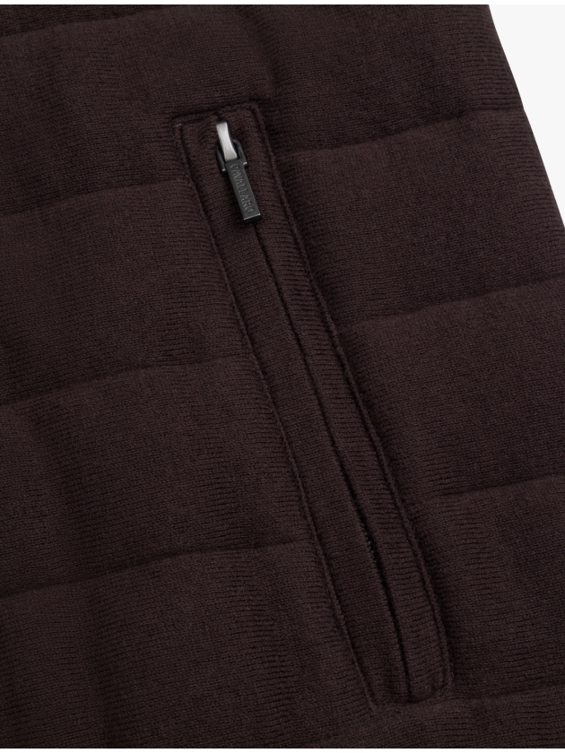 Cavallaro Gioni Full Zip Cardigan 898000 Dark brown