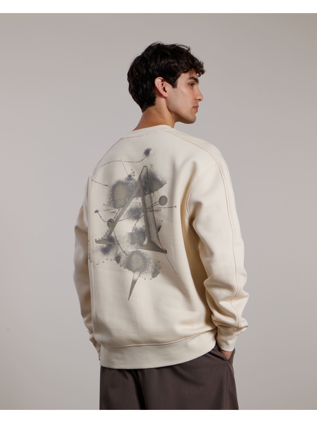 Aeden Dane sweater 115 White cap grey
