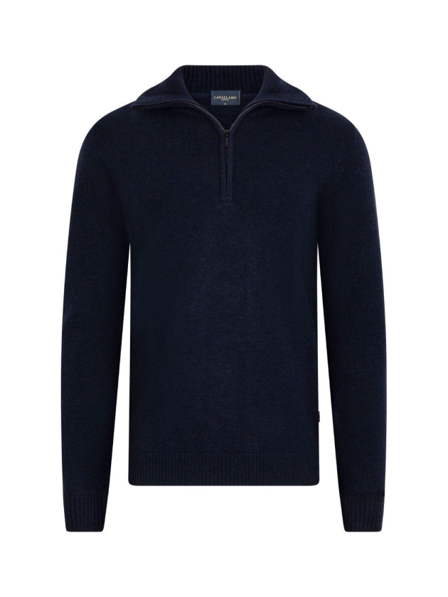 Cavallaro Sanmori Half Zip Pullover 699000 Dark blue