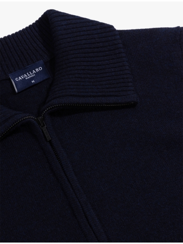 Cavallaro Sanmori Half Zip Pullover 699000 Dark blue