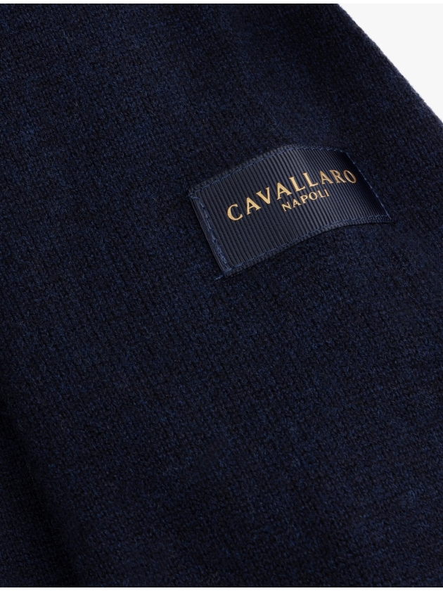 Cavallaro Sanmori Half Zip Pullover 699000 Dark blue