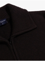Cavallaro Sanmori Half Zip Pullover 898000 Dark brown