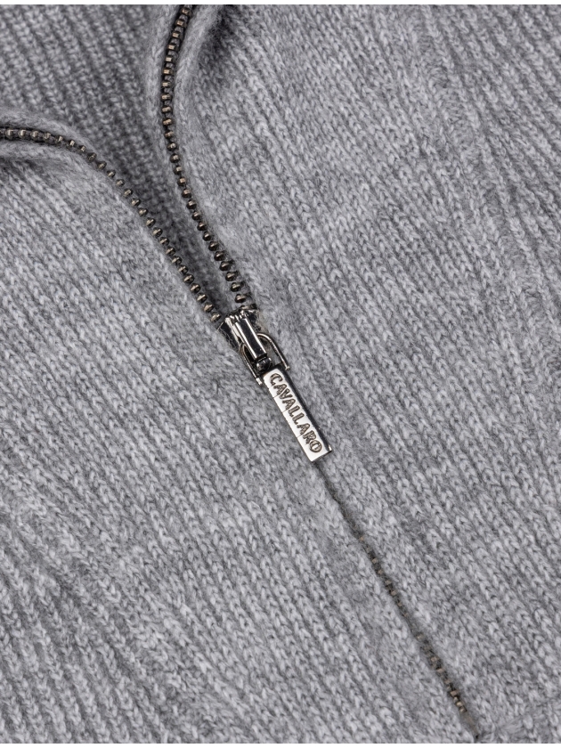 Cavallaro Corsico Melange Half Zip Pullover