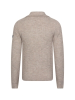 Cavallaro Corsico Melange Half Zip Pullover 189006 Dark kit mel