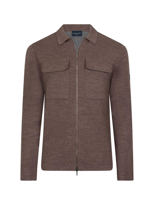Cavallaro Malanio Cardigan 880000 Dark taupe