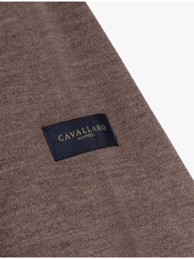 Cavallaro Malanio Cardigan 880000 Dark taupe