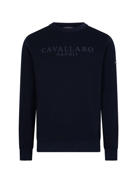 Cavallaro Sanago R Neck Sweat 699000 Dark blue