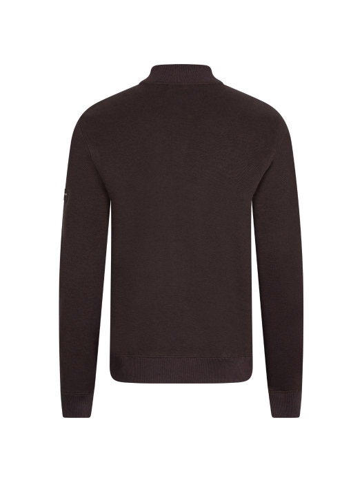 Cavallaro Bonalo Half Zip Sweat 898000 Dark brown