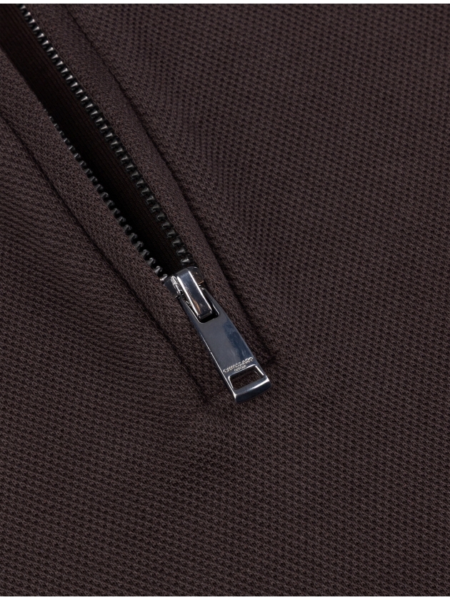 Cavallaro Bonalo Half Zip Sweat 898000 Dark brown