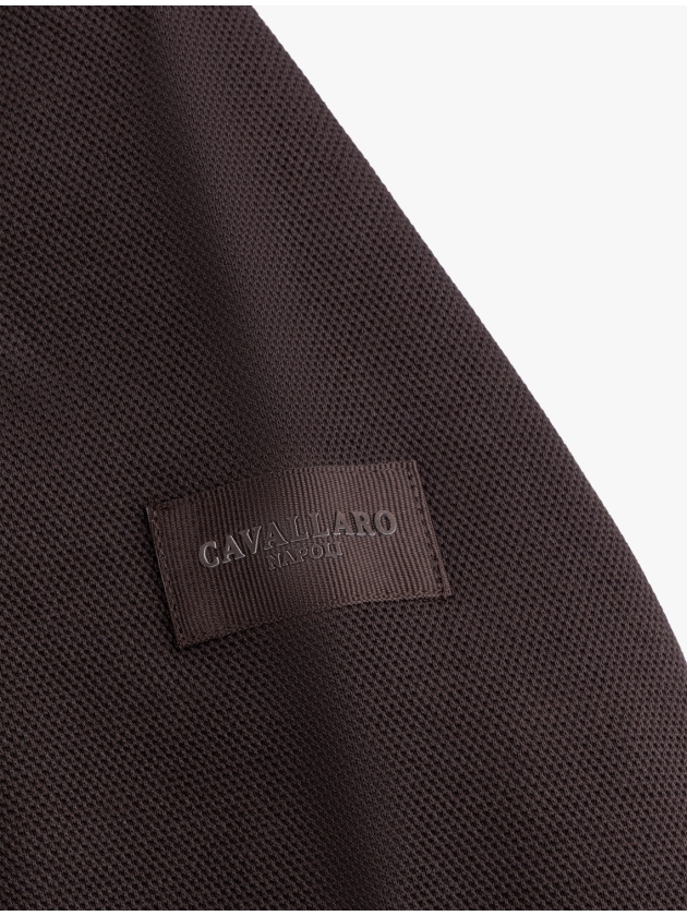 Cavallaro Bonalo Half Zip Sweat 898000 Dark brown