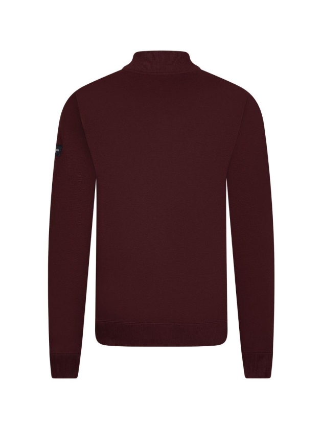Cavallaro Bonalo Half Zip Sweat 499000 Wine red