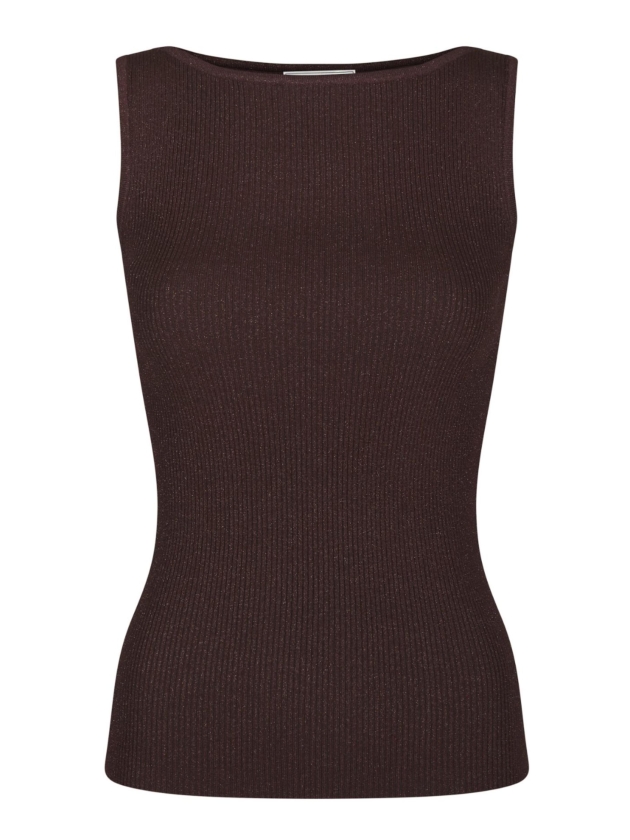 Neo Noir Talia glitter knt top 174 Burgunsy