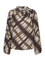 Co Woman ANNETTE CHECK 66095 KN-Dark Khaki multi