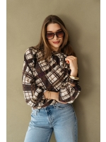 Co Woman ANNETTE CHECK 66095 KN-Dark Khaki multi