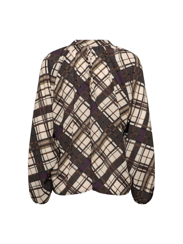 Co Woman ANNETTE CHECK 66095 KN-Dark Khaki multi