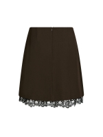 Neo Noir Brigitte structure lace skirt 676 Dark brown