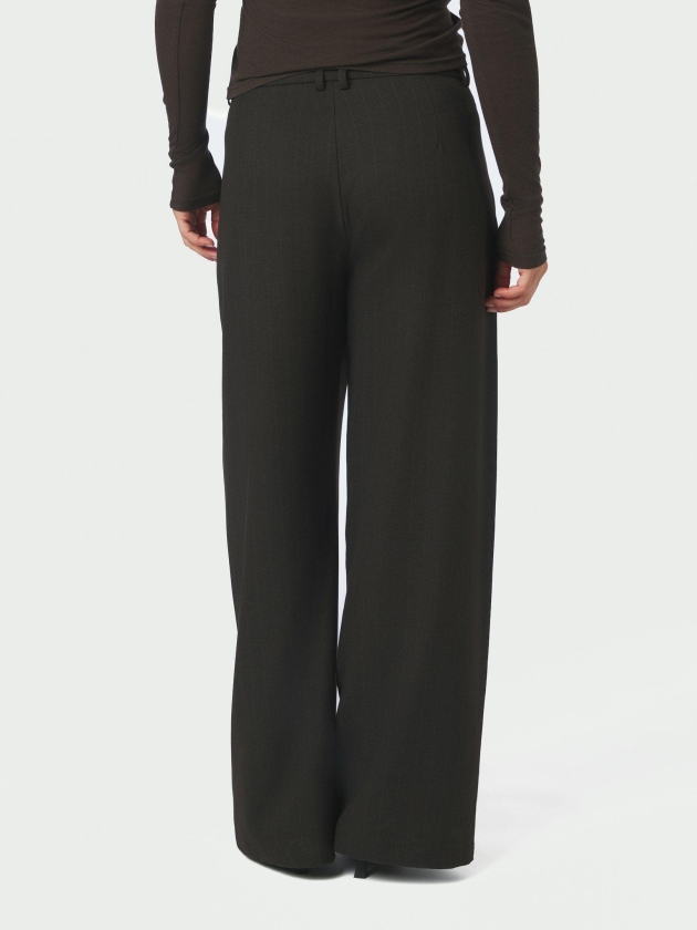 Neo Noir Essiall pinstripe pants 132 Antracit